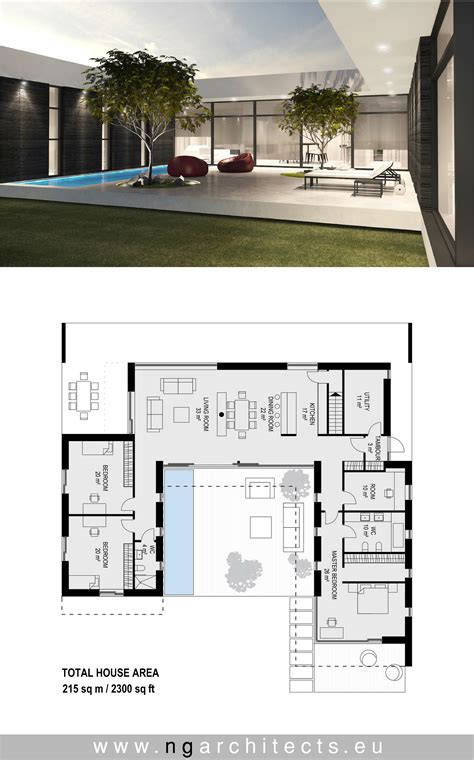 Modern Villa Floor Plan Design - Image to u