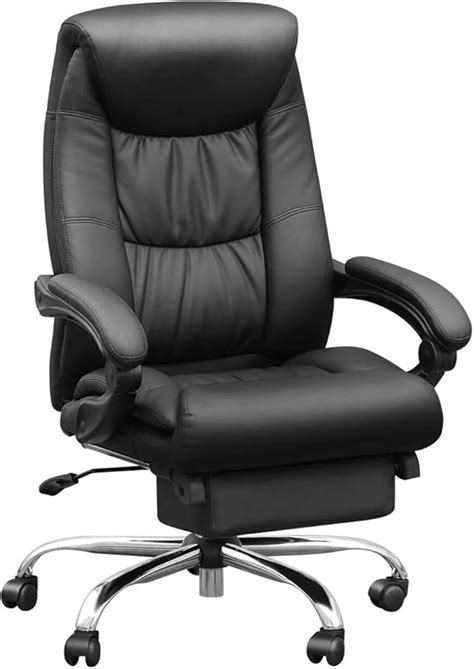 Duramont Reclining Leather Office Chair - High Back Executive Chair ...