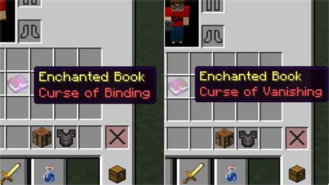 What are curse enchantments in Minecraft?