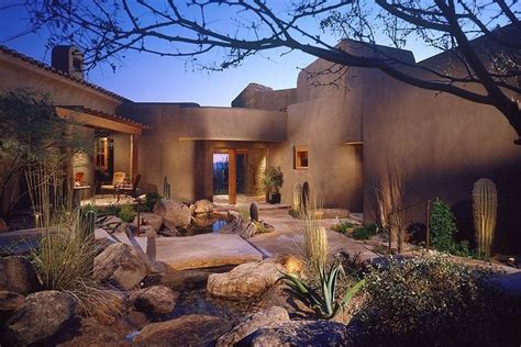 Santa Fe Style | Arizona house, Santa fe style homes, Adobe style homes