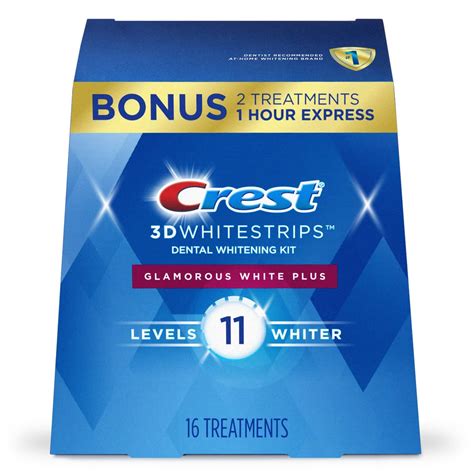 Amazon.com: Crest 3D Whitestrips, Glamorous White, Teeth Whitening ...