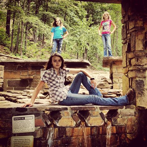 3 sisters on 3 springs at Three Sister's Springs Lake Ouachita ...