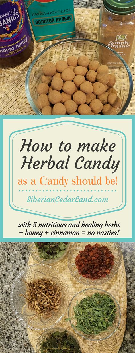 How to make an Herbal Candy (recipe)