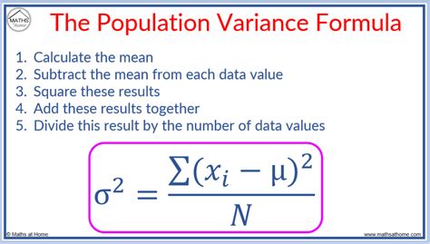 How to Calculate Variance – mathsathome.com