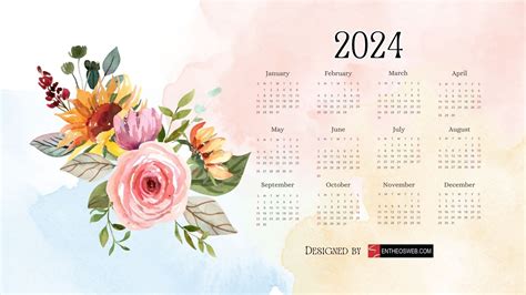 2024 Calendar Wallpapers - Top Free 2024 Calendar Backgrounds ...