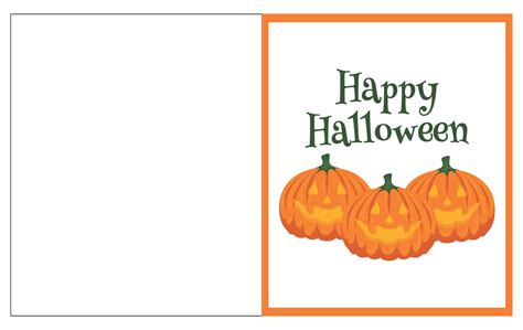 Happy Halloween Cards - 15 Free PDF Printables | Printablee