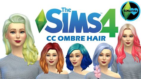 Ombre Hair Sims 4 Cc - coolxfil