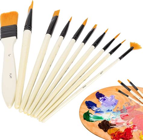 Paint Brushes Set, Gouache Painting Brush Artist Brushes, Art Supplies ...