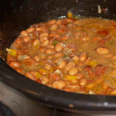 Crock Pot Pinto Beans Recipe - The Black Peppercorn