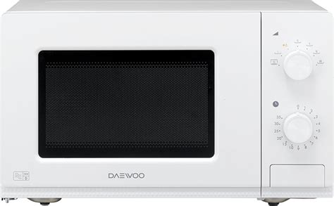 Daewoo KOR7LC7 Manual Microwave Oven, 20 Litre, White, 20 liters – BigaMart