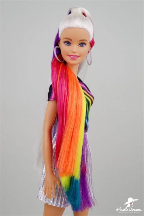 Rainbow Sparkle Hair Barbie Doll in 2024 | Barbie dolls, Barbie ...