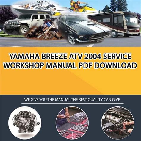 Yamaha BREEZE ATV 2004 Service Workshop Manual PDF Download - Service ...