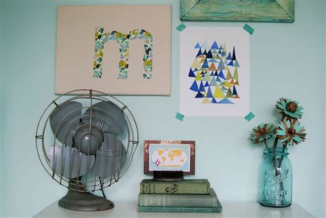 DIY Embroidered Monogram Wall Art