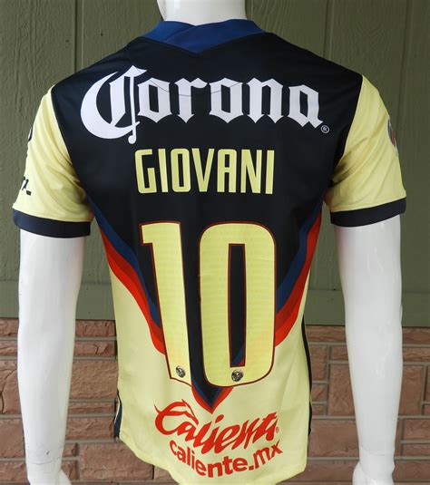 Liga MX Club America Local 10 GIOVANI / Home jersey 2021 con | Etsy