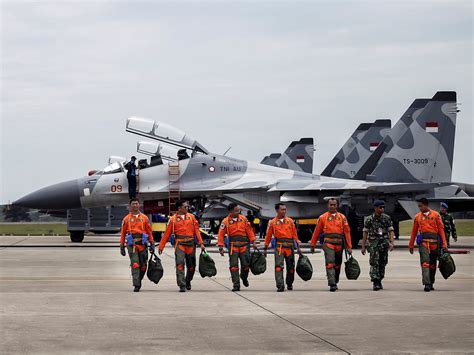 Indonesia's air force held a show of force over a gas-rich area in the ...