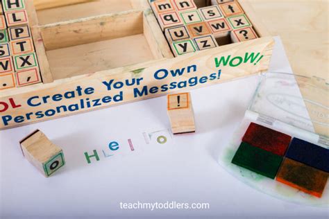 Alphabet Rubber Stamps and How to Use Them