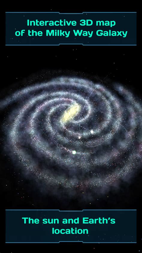 Map Of Milky Way Galaxy 3d