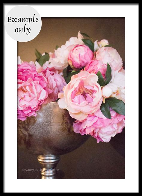 Peony Print, Flower Photography, Peony Bouquet, Botanical Print, Large ...