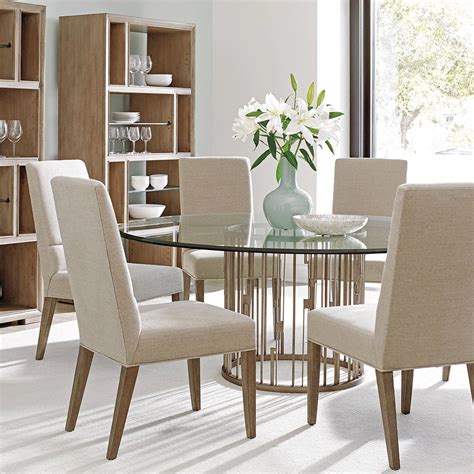 Modern Round Glass Dining Table | designinte.com