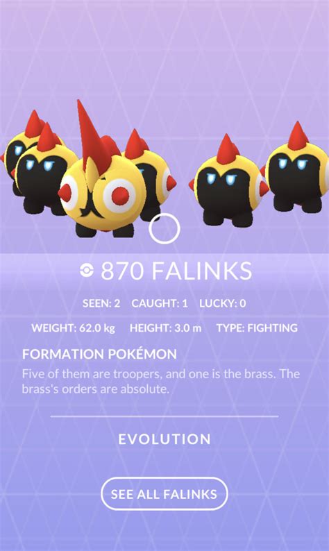 Falinks is a lost opportunity for a 2 evolution Pokemon. Literally made ...