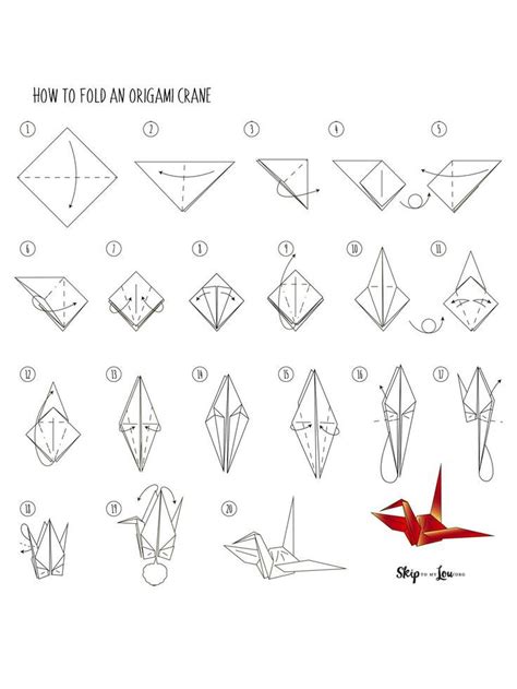 Origami Crane | Origami paper crane, Basic origami, Origami crane tutorial