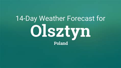 Olsztyn, Poland 14 day weather forecast