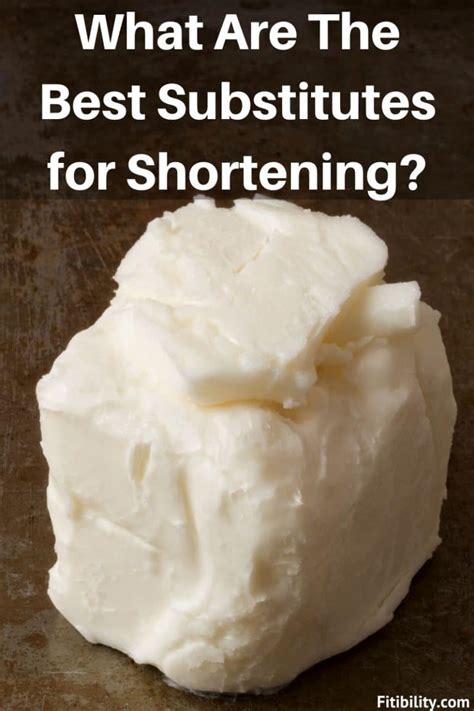 5 Best Alternatives When You Don’t Want to Use Shortening - Fitibility