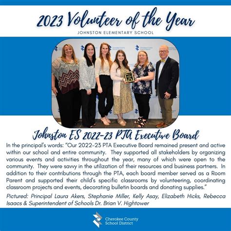 Meet a CCSD 2023 Volunteer of the Year: Johnston ES 2022-23 PTA ...