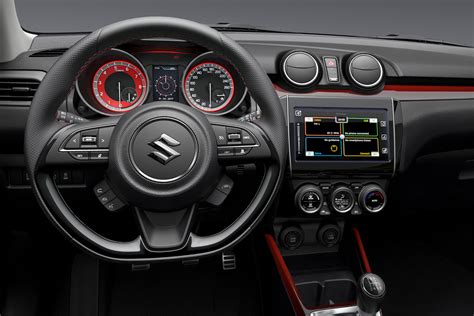 2018 Suzuki Swift Sport interior confirms manual, 1.0T suspected ...