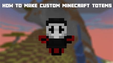 How to make a CUSTOM Minecraft Totem - YouTube