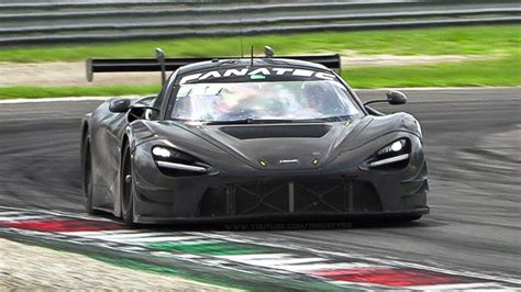 McLaren 720S GT3 EVO 2023 Testing at Monza Circuit! - YouTube