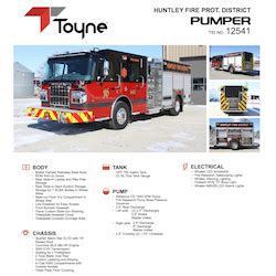 Fire Apparatus Deliveries | Toyne, Inc.