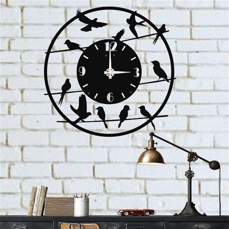 Birds Wall Clock - Etsy