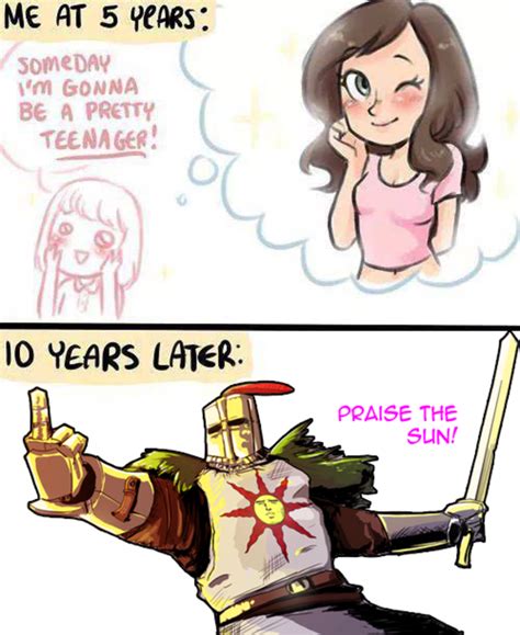 [Image - 762680] | Solaire of Astora | Know Your Meme Teen Posts ...