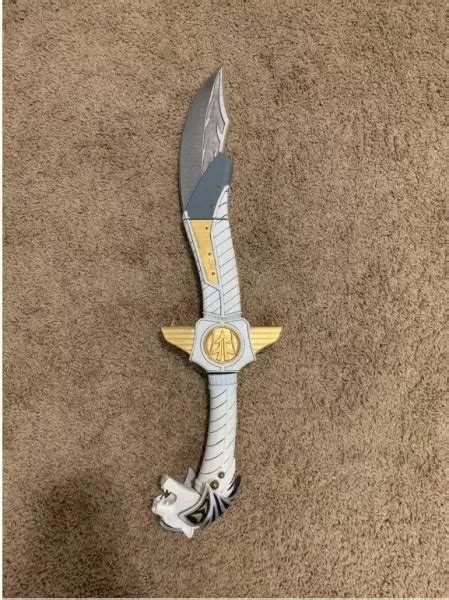 White Ranger Sword 3D Printed Prop 3D Printing Model - Threeding