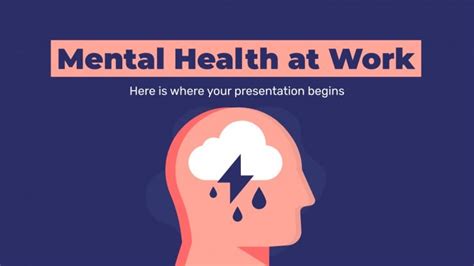 Mental Health at Work Google Slides & PPT template