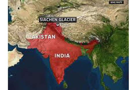 Siachen Glacier Map