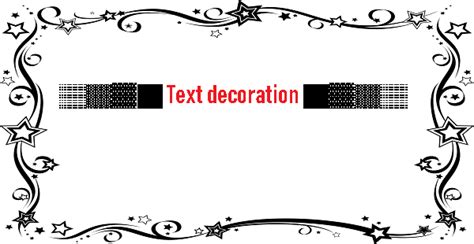 Text decoration – Psfont tk