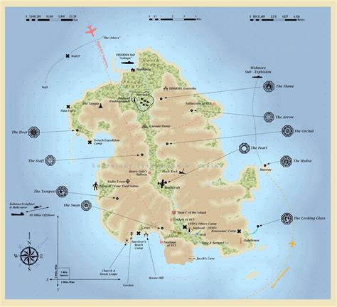 Cartographer Creates Full Map Of LOST Island | Bit Rebels