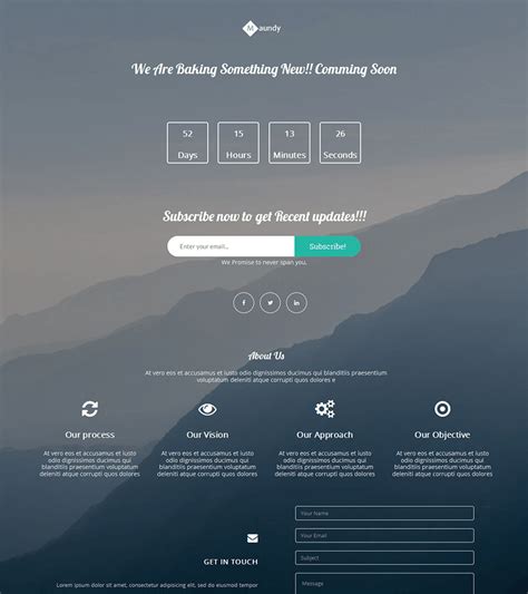 15 Free Bootstrap Landing Pages Templates