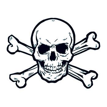 Small Skull And Crossbones - ClipArt Best