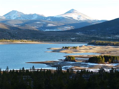 Lake Dillon, Colorado. Also known as the Dillon Reservoir. November ...