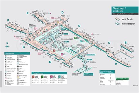 Minneapolis–Saint Paul International Airport Map – MSP Airport Map