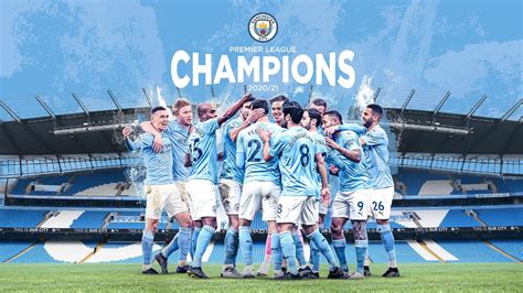 45 Manchester City Premier League Champions 2021 Wallpapers Free Download