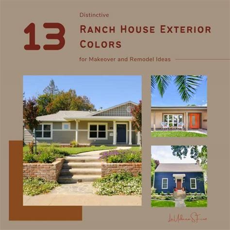 13 Distinctive Ranch House Exterior Colors for Makeover and Remodel ...