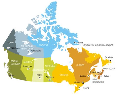 Canada Map - Guide of the World