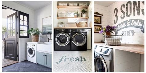 10 FARMHOUSE LAUNDRY ROOM IDEAS