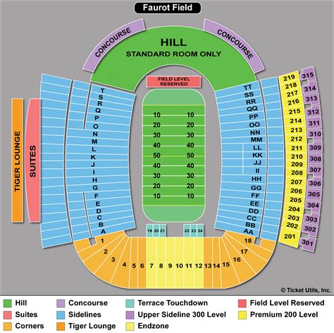 Seating Chart Mizzou Football Stadium | Printable Templates Free