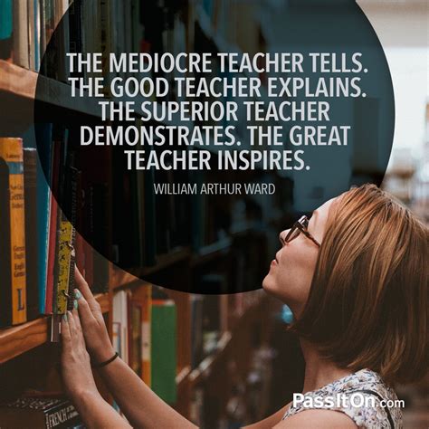 “The mediocre teacher tells. The good teacher | The Foundation for a ...