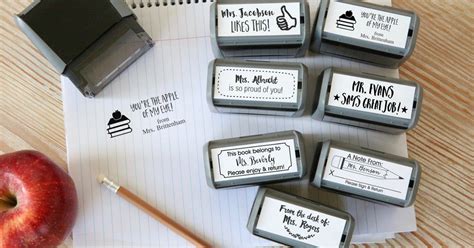 Jane: Self Inking Teacher Stamps Just $9.99 - Great Gift Idea!